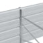 Højbed Lys Brun 400 x 80 x 45 cm Galvaniseret stål
