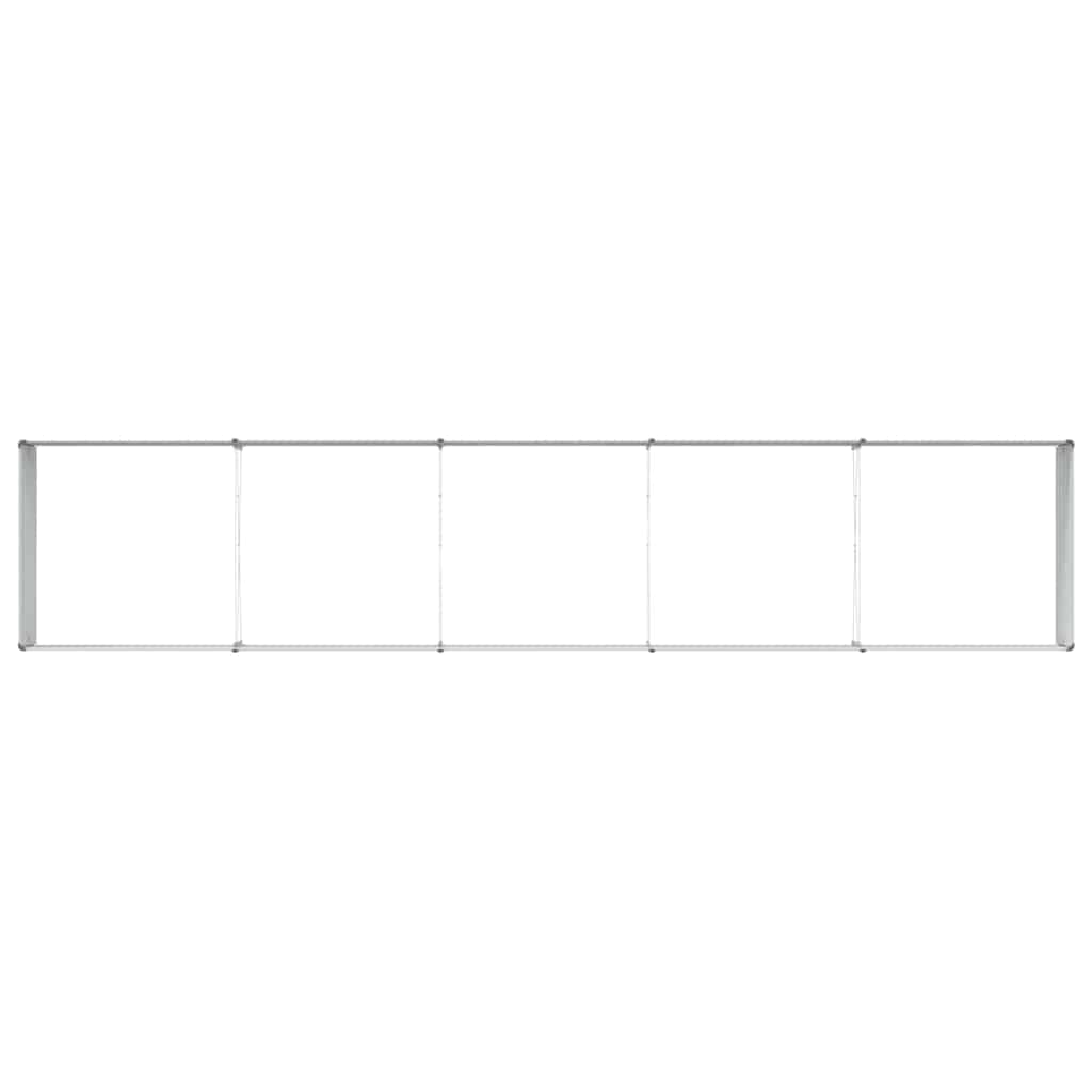 Højbed Lys Brun 400 x 80 x 45 cm Galvaniseret stål