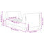 Sengestel til tumling med hovedgærde Cremefarvet 70 x 140 cm