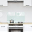 Køkkenbacksplash Mælk 70 x 40 cm hærdet glas