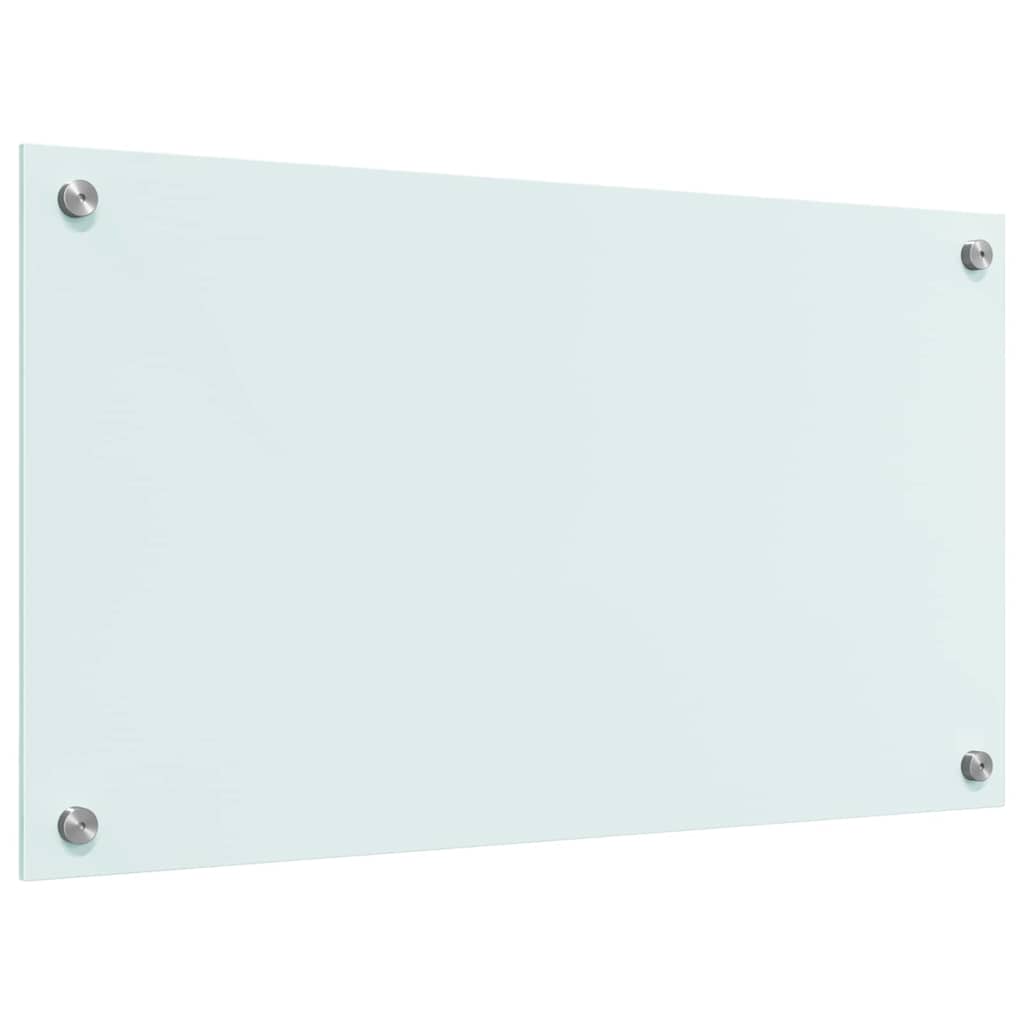 Køkkenbacksplash Mælk 70 x 40 cm hærdet glas