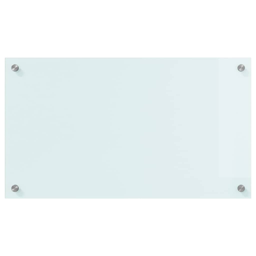 Køkkenbacksplash Mælk 70 x 40 cm hærdet glas