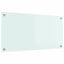 Køkkenbacksplash Mælk 80 x 40 cm hærdet glas
