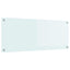 Køkkenbacksplash Mælk 100 x 40 cm hærdet glas