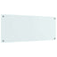 Køkkenbacksplash Mælk 100 x 40 cm hærdet glas