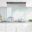 Køkkenbacksplash Mælk 100 x 60 cm hærdet glas