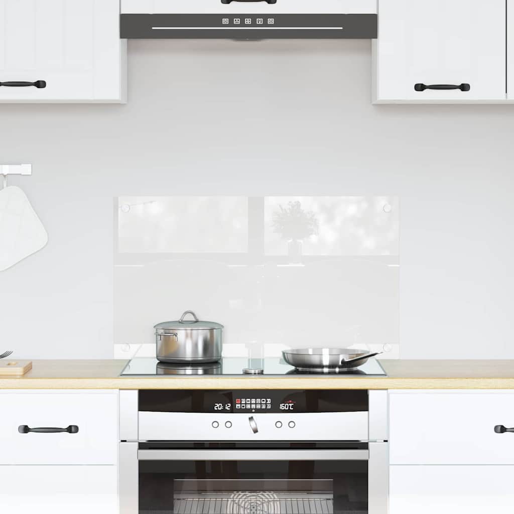 Køkkenbacksplash Transparent 70 x 40 cm hærdet glas billede