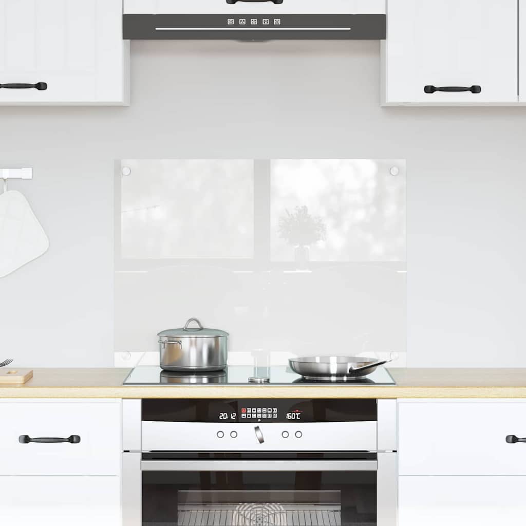 Køkkenbacksplash Transparent 70 x 50 cm hærdet glas billede