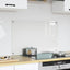 Køkkenbacksplash Transparent 80 x 50 cm hærdet glas