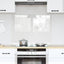 Køkkenbacksplash Transparent 80 x 60 cm hærdet glas