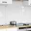 Køkkenbacksplash Transparent 80 x 60 cm hærdet glas