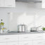 Køkkenbacksplash Transparent 90 x 50 cm hærdet glas