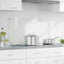 Køkkenbacksplash Transparent 100 x 50 cm hærdet glas