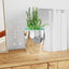 Spejl Mosaik Flise Geometrisk 3 pcs Sølv 30 x 30 cm Glas
