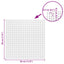 Spejl Mosaik Flise Geometrisk 3 pcs Sølv 30 x 30 cm Glas