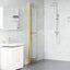 Walk-In brusevæg Guld 80 x 6,5 x 190 cm