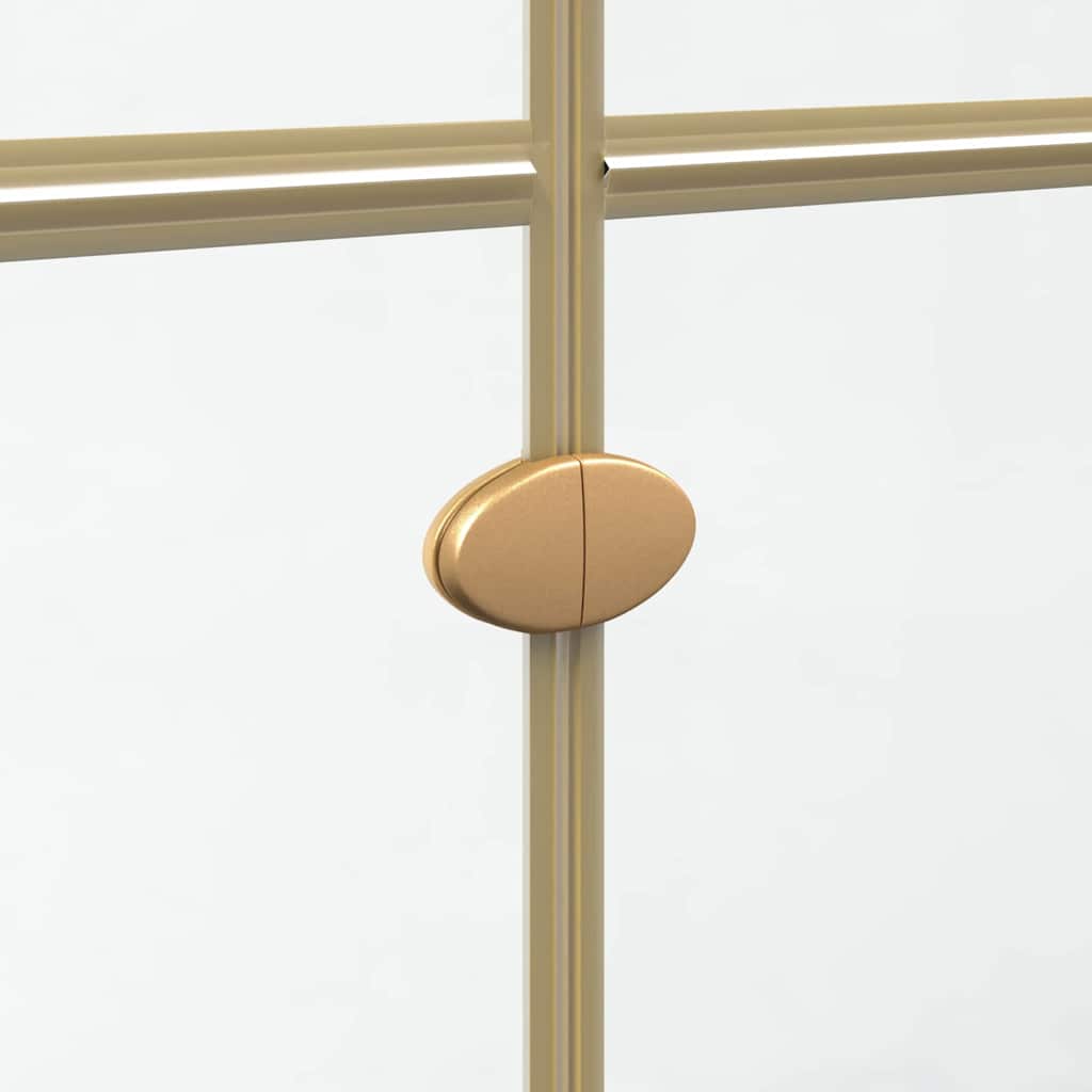 Walk-In brusevæg Guld 90 x 6.5 x 190 cm
