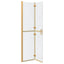 Walk-In brusevæg Guld 90 x 6.5 x 190 cm