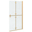 Walk-In brusevæg Guld 100 x 6,5 x 190 cm