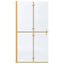Walk-In brusevæg Guld 100 x 6,5 x 190 cm