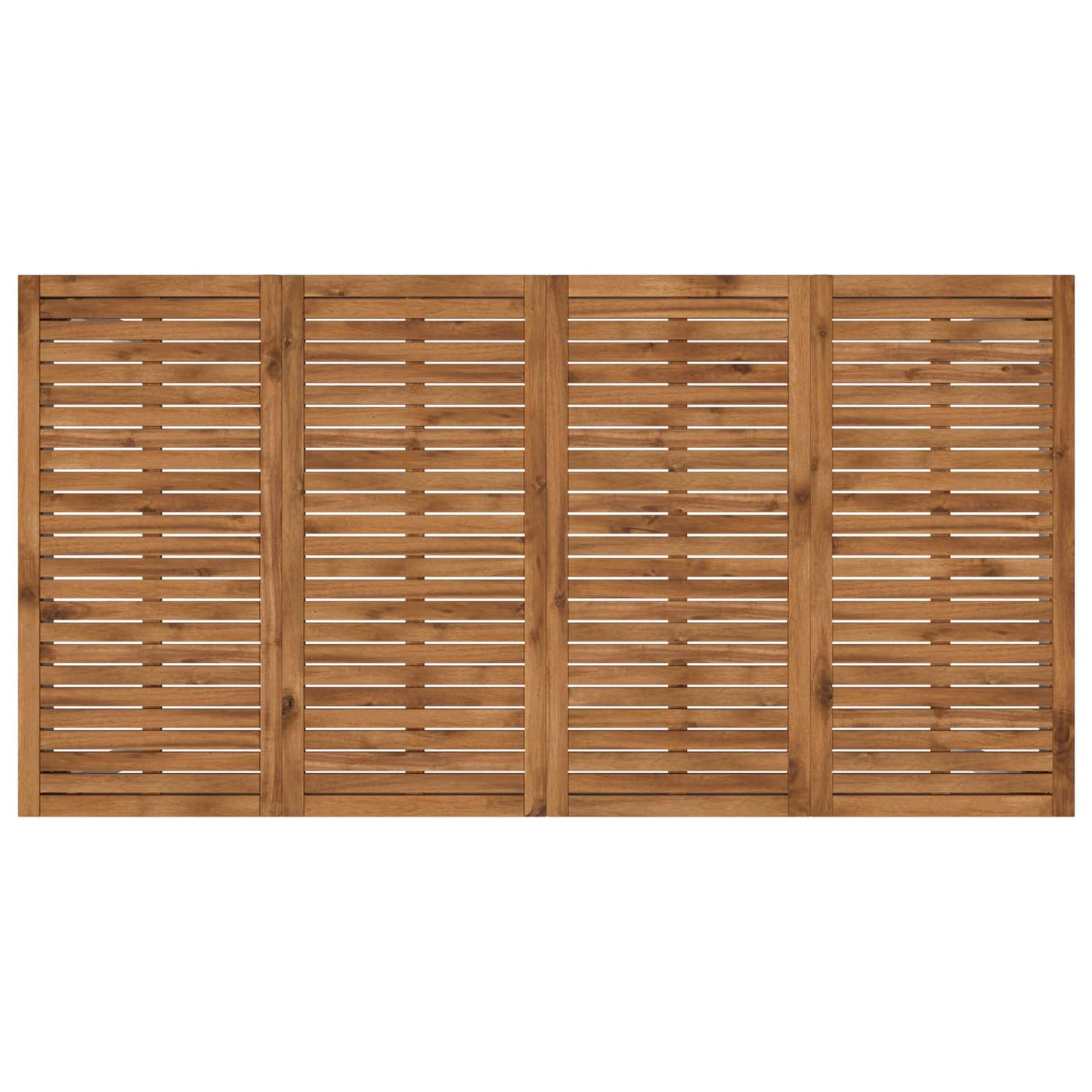 Havemiddagstabel Natur og hvid 196 x 100,5 x 75 cm