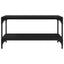 Sofabord Sort eg 82 x 50 x 40 cm Konstrueret træ