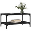 Sofabord Sort eg 82 x 50 x 40 cm Konstrueret træ
