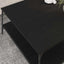 Sofabord Sort eg 100 x 100 x 40 cm Konstrueret træ