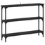 Konsolbord Sort eg 100 x 22,5 x 75 cm Konstrueret træ