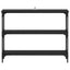 Konsolbord Sort eg 100 x 22,5 x 75 cm Konstrueret træ