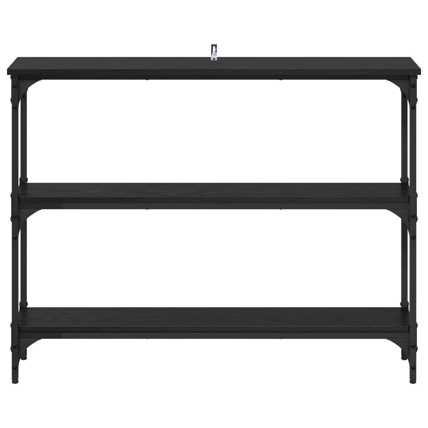 Konsolbord Sort eg 100 x 22,5 x 75 cm Konstrueret træ