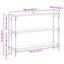 Konsolbord Sort eg 100 x 22,5 x 75 cm Konstrueret træ