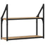 Væghylde Vægmonteret artisan eg 60 x 21 x 51 cm Konstrueret træ