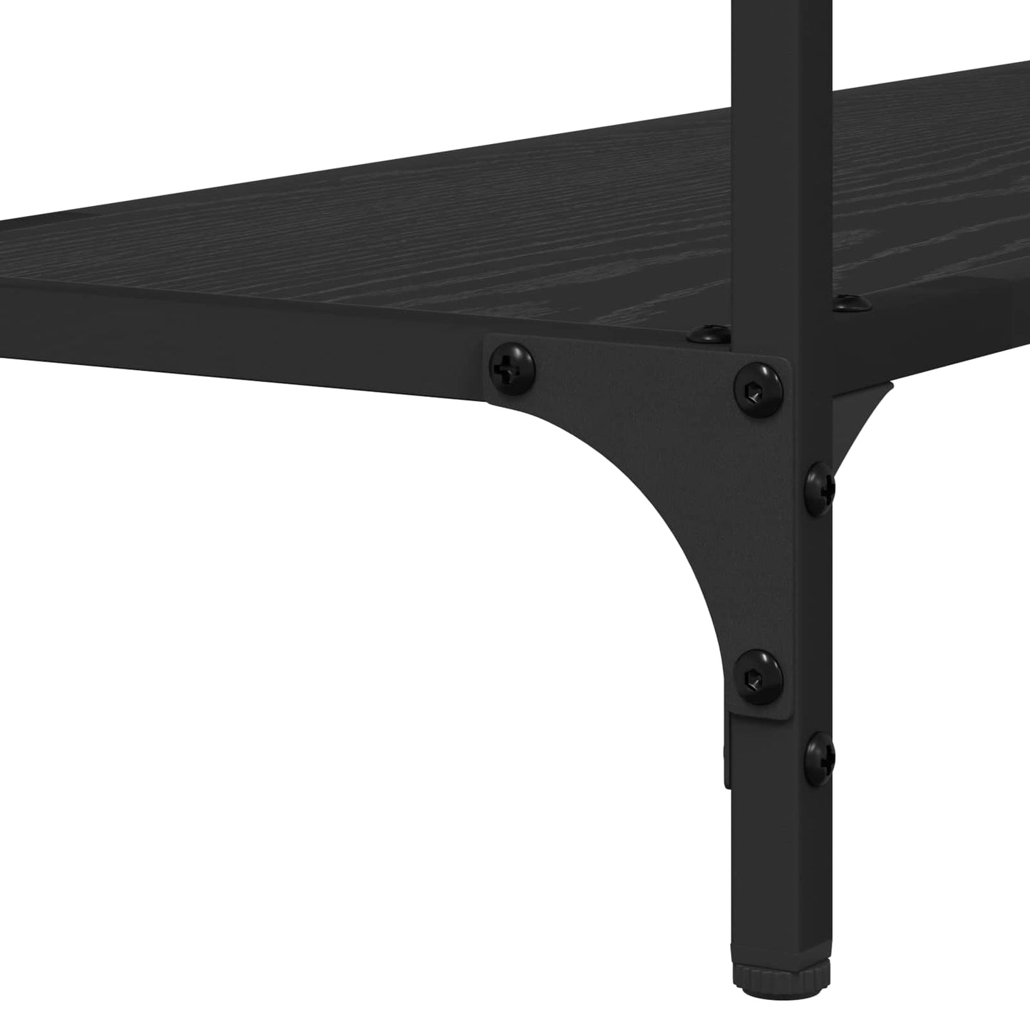 Konsolbord Sort eg 101 x 30.5 x 75 cm Konstrueret træ
