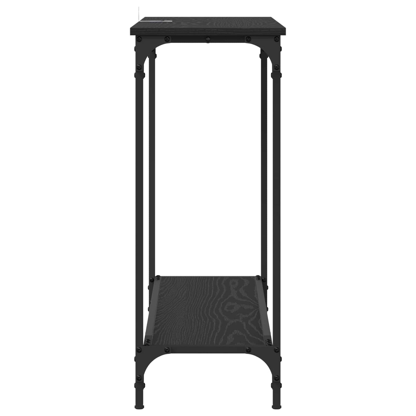 Konsolbord Sort eg 101 x 30.5 x 75 cm Konstrueret træ