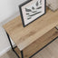 Konsolbord artisan eg 75 x 30.5 x 75 cm Konstrueret træ