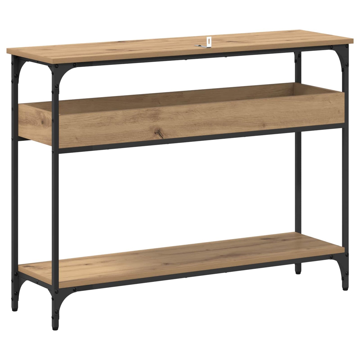 Konsolbord artisan eg 100 x 29 x 75 cm Konstrueret træ