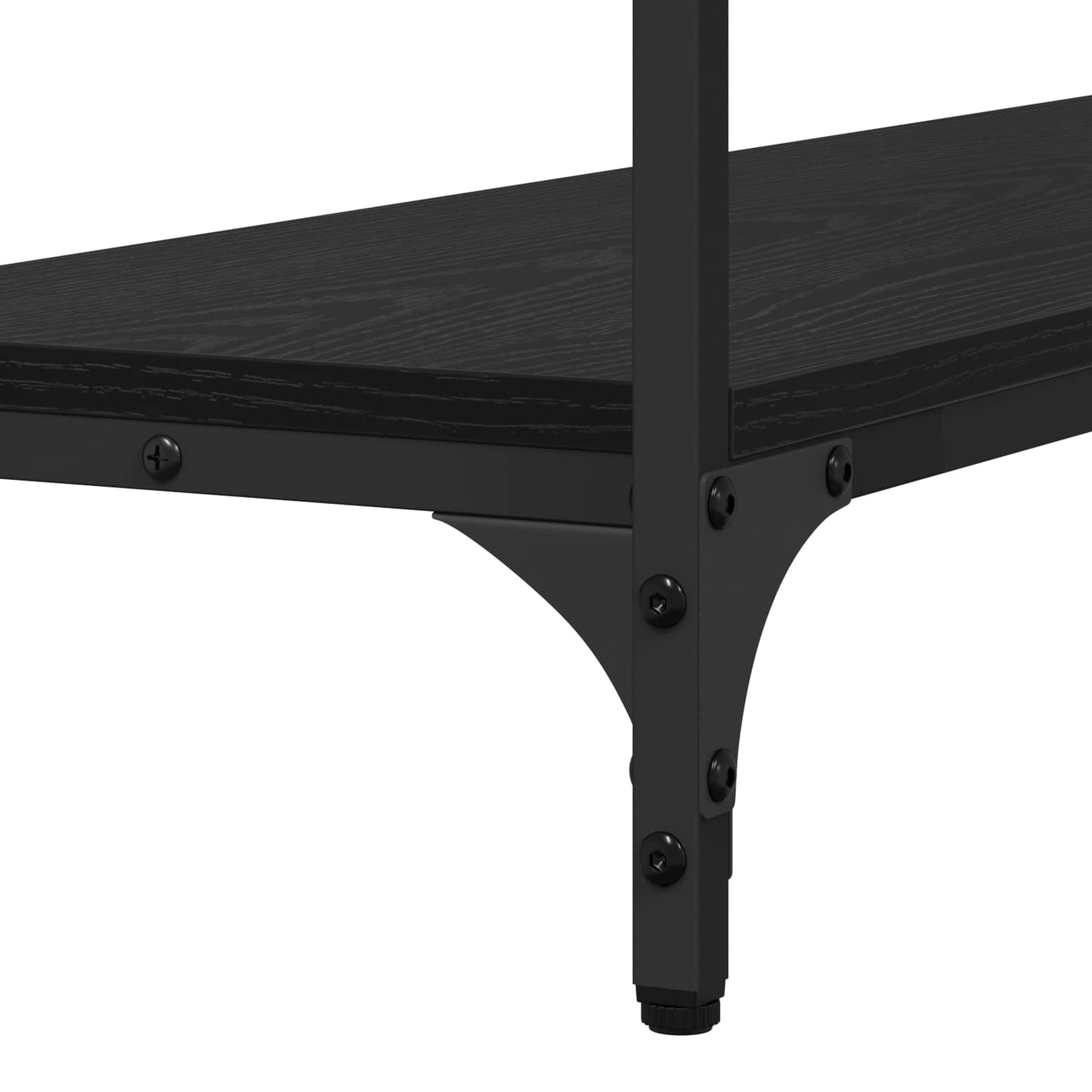 Konsolbord Sort eg 100 x 29 x 75 cm Konstrueret træ