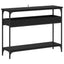 Konsolbord Sort eg 100 x 29 x 75 cm Konstrueret træ