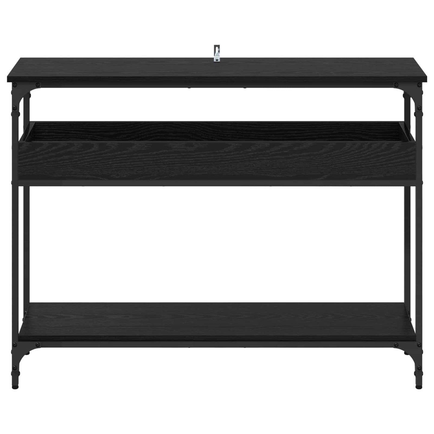 Konsolbord Sort eg 100 x 29 x 75 cm Konstrueret træ
