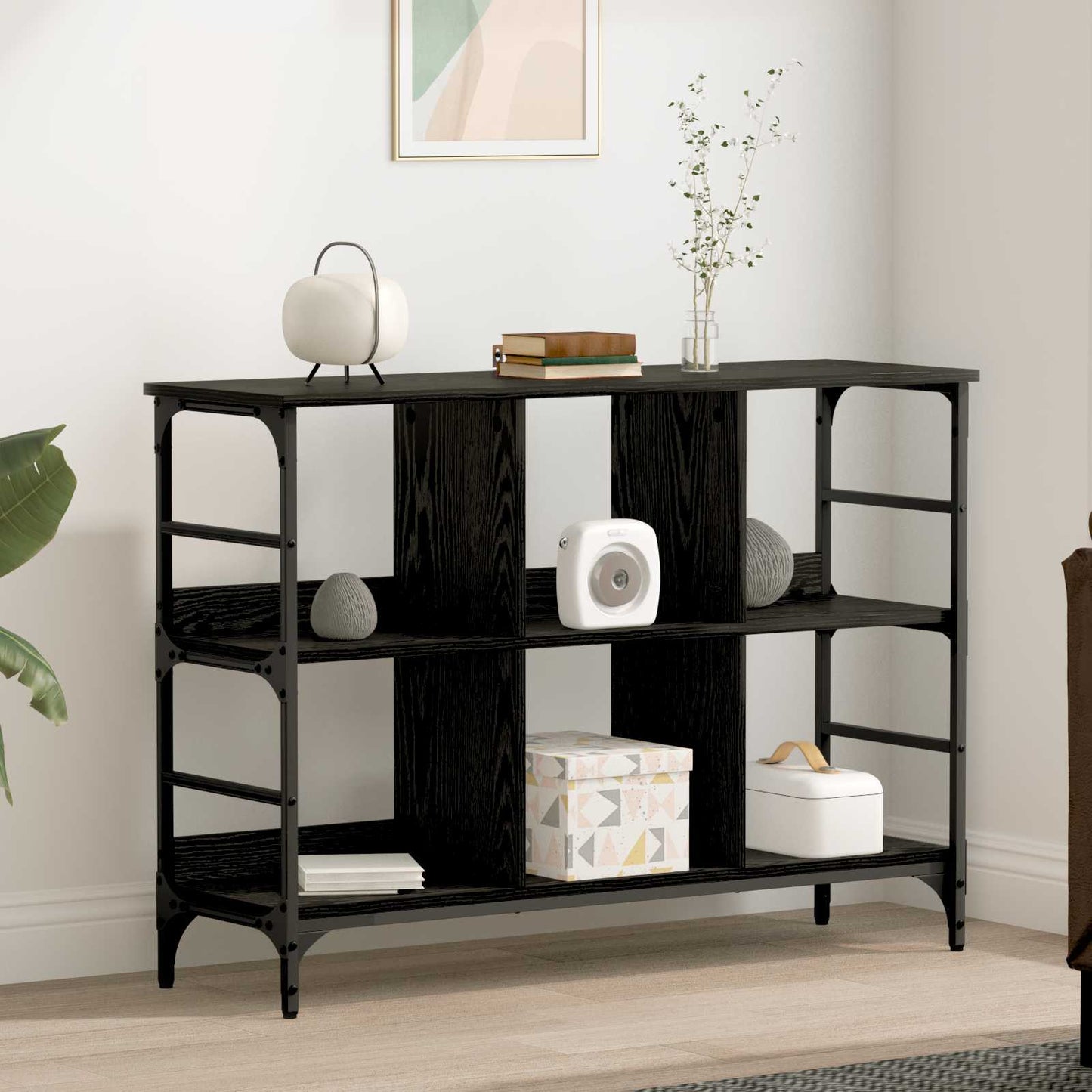 Sideboard Sort eg 102 x 32 x 73,5 cm