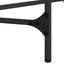 Konsolbord Sort eg 140 x 29 x 75 cm Konstrueret træ
