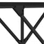 Konsolbord Sort eg 140 x 29 x 75 cm Konstrueret træ