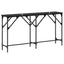 Konsolbord Sort eg 140 x 29 x 75 cm Konstrueret træ