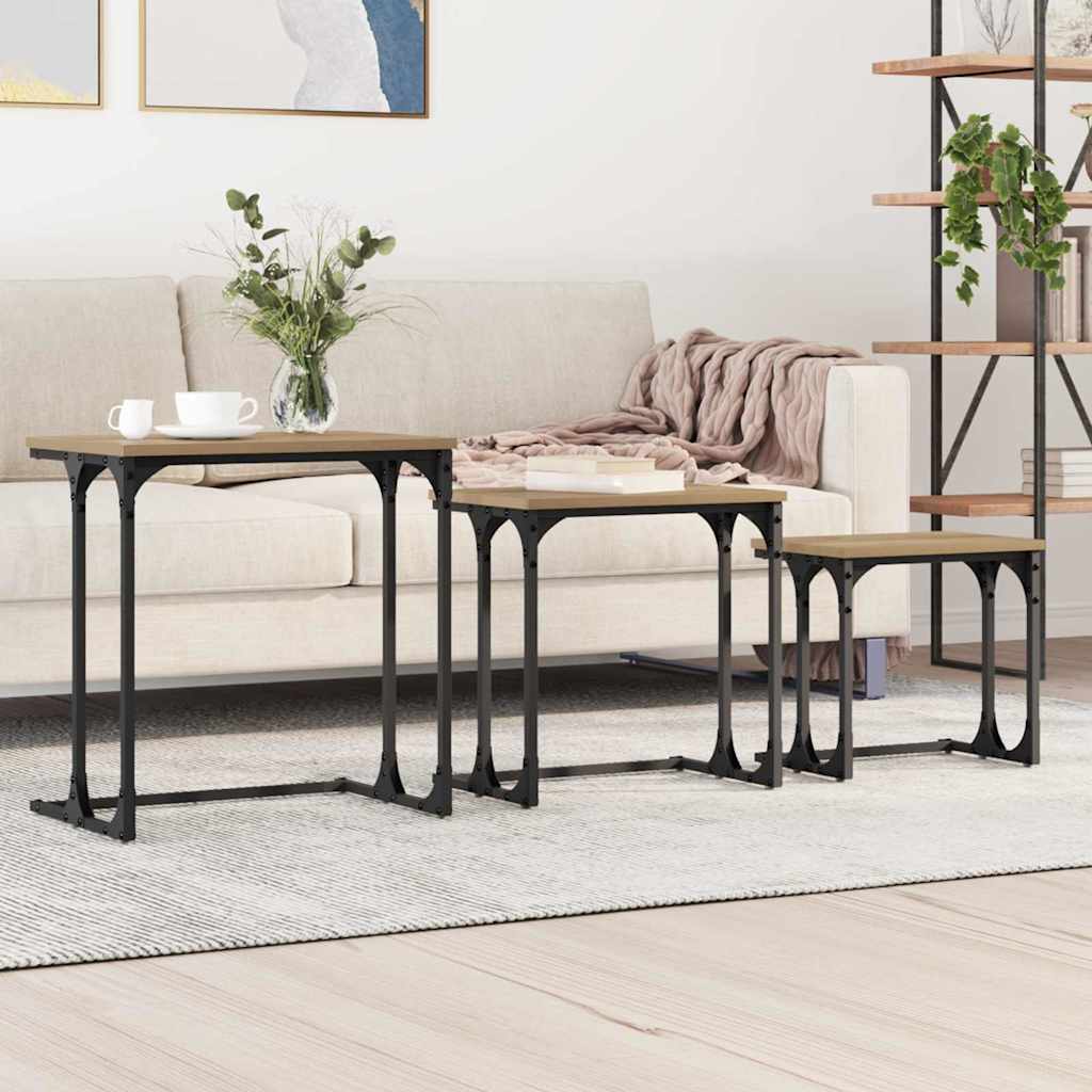 Nesting Kaffebord 3 pcs artisan eg 50.5 x 35 x 53 cm