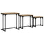 Nesting Kaffebord 3 stk. artisan eg 50.5 x 35 x 53 cm