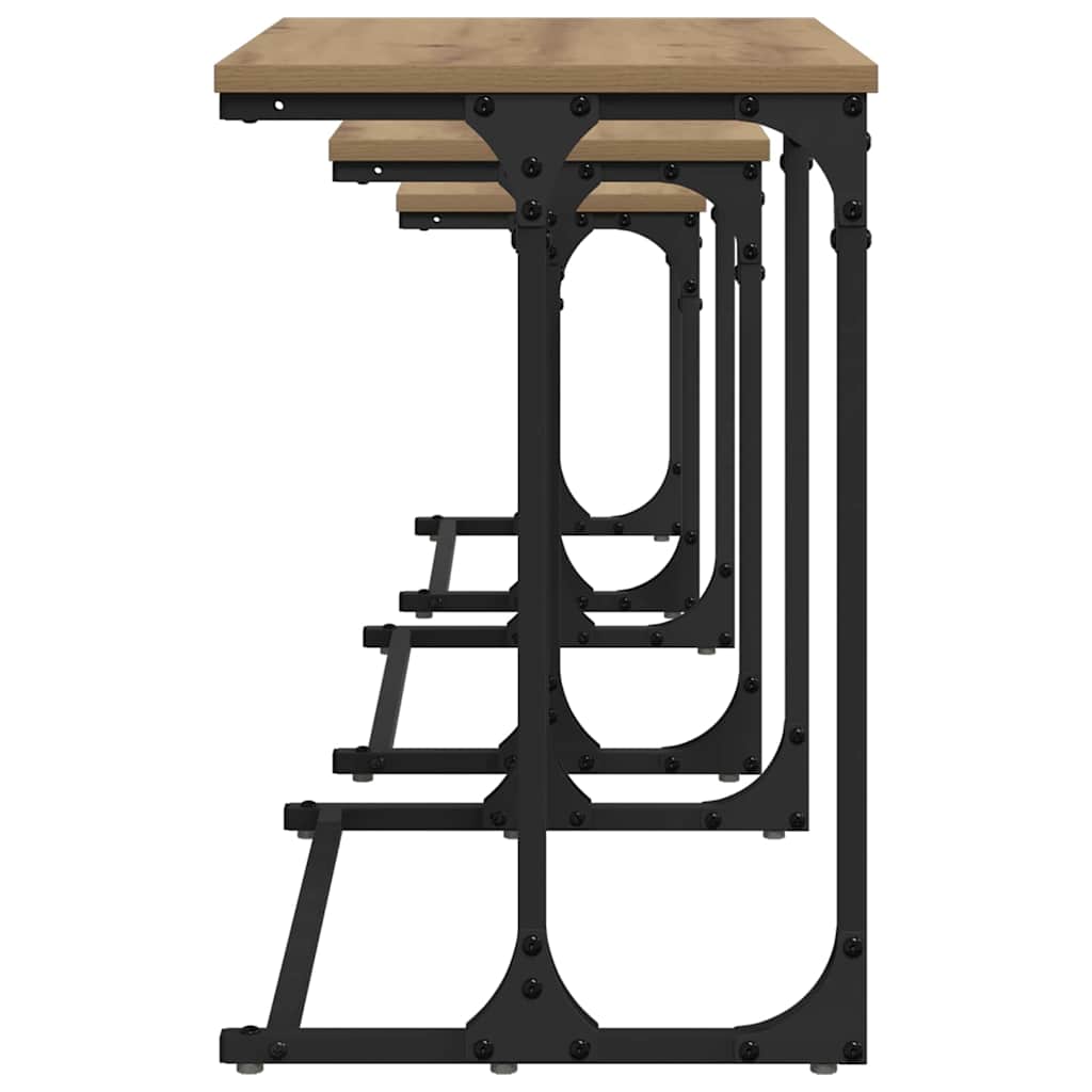 Nesting Kaffebord 3 pcs artisan eg 50.5 x 35 x 53 cm