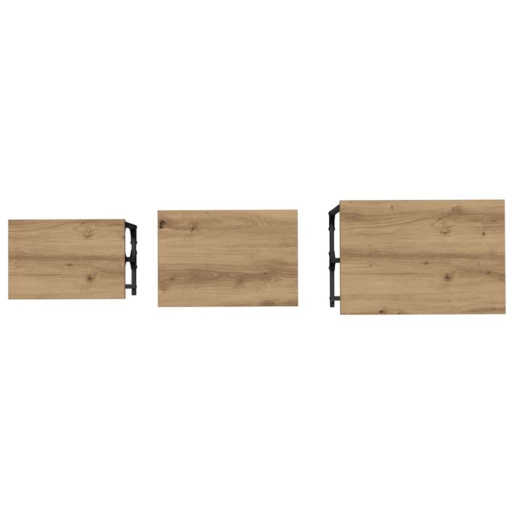 Nesting Kaffebord 3 stk. artisan eg 50.5 x 35 x 53 cm