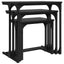 Nesting Kaffebord 3 stk. Sort eg 50.5 x 35 x 53 cm