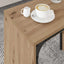 Sofabord 3 pcs Artisan Egetræ 60 x 35 x 56 cm Konstrueret træ
